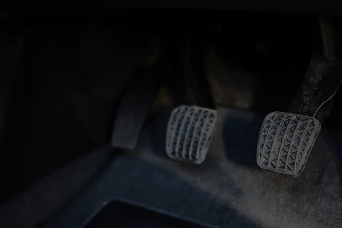 Mechanic working on a car